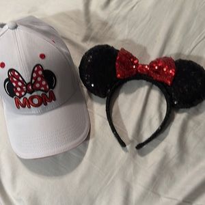 Micki mom hat and ears.